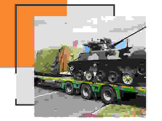 Перевозка военной техники в Чебаркуле